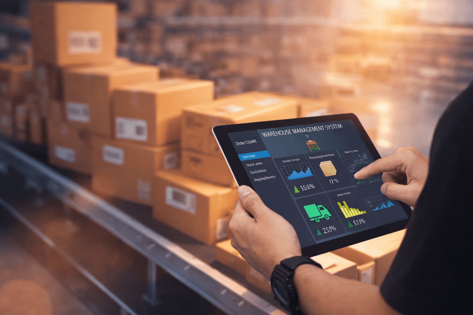 Servicios logísticos con gestión de almacén